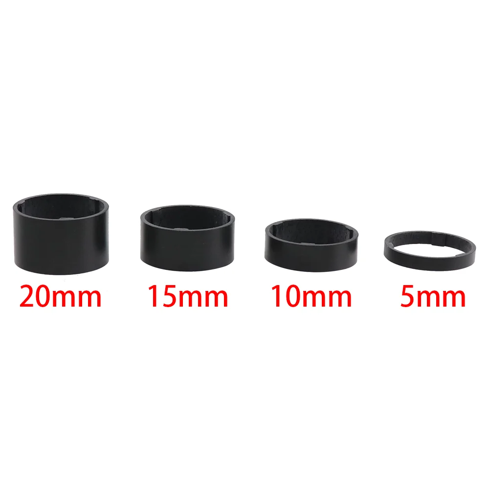 AliExpress kocevlo 4 pcs carbon fiber bicycle carbon spacer 28.6mm headset parts cycling Washer Bike Bicycle Headset