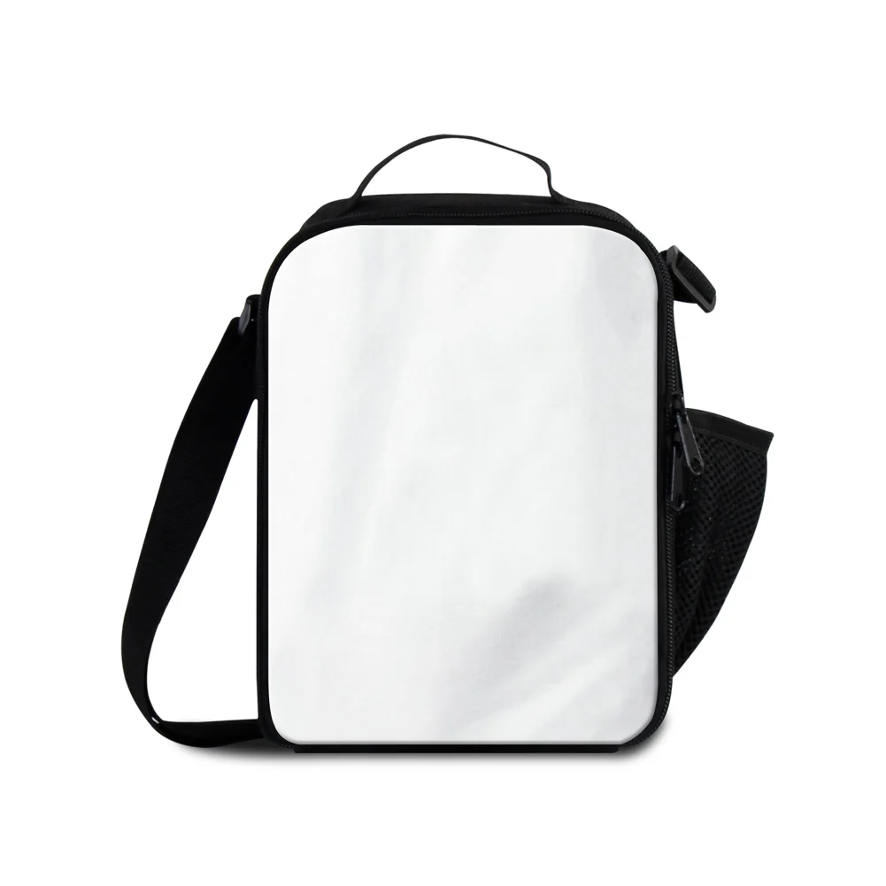Student Insulated Thermal Lunch Bag Customizable Blank Sublimation Food Bag for School Office Travel Children's Picnic Box