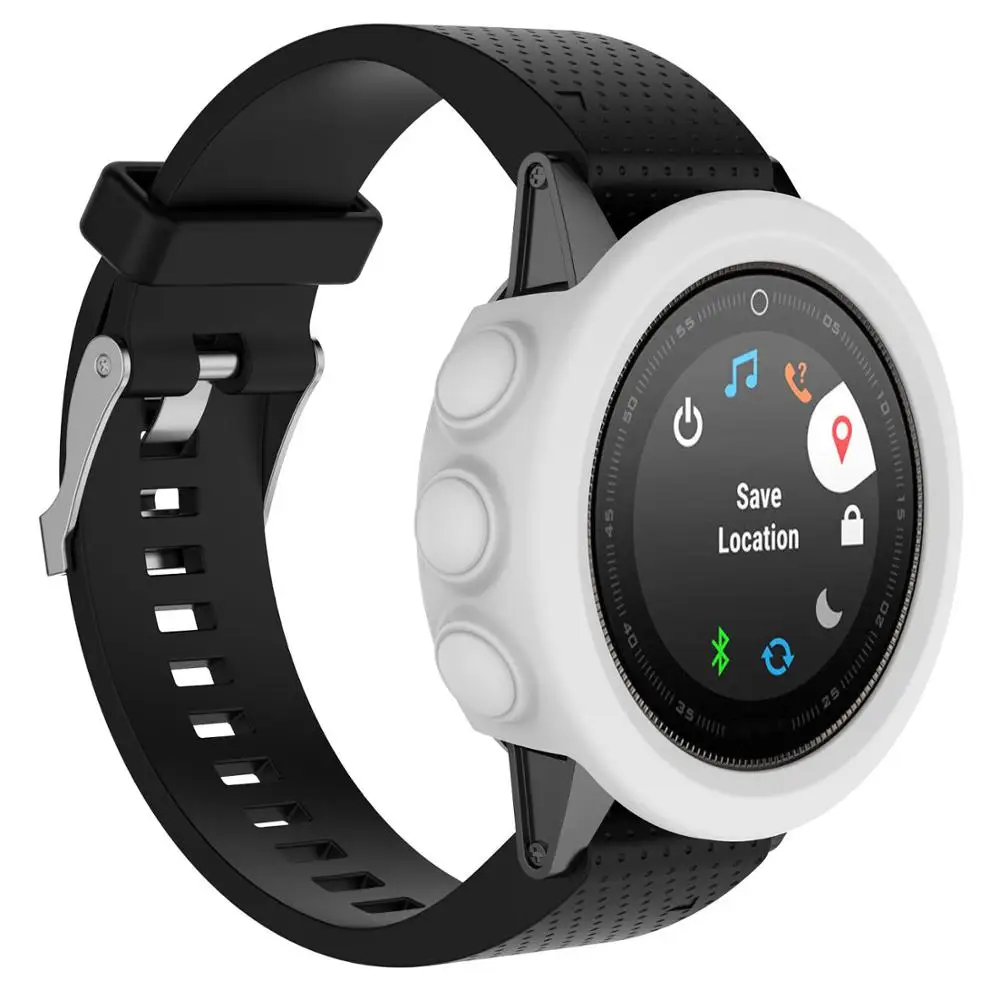 Fashion Protective Shell case For Garmin fenix 6S/6S Plus Bracelet Watch Silicone Soft Protector Shell For Garmin Fenix 6s Cases