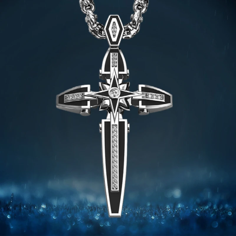 Exquisite fashion income cross men and women necklace pendants faith cross pendant accessories exquisite gifts for Mother's Day