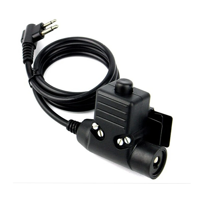 U94 PPT Cable Adaptor for Z Tactical Bowman Elite II Headset, Motorola CP040, CLS446, CLS1110, CLS1410, CP200, RDU2020, GP88