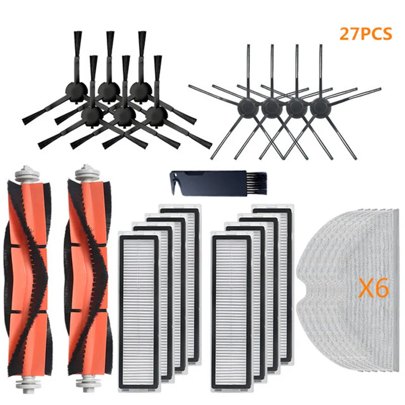 الرئيسية الأسطوانة الجانب فرشاة هيبا تصفية ممسحة خرقة القماش ل شاومي دريمي D9 روبوت مكنسة كهربائية اكسسوارات استبدال أطقم الكنس