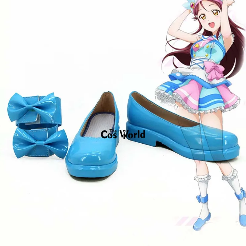 LoveLive! Sonnenschein!! Aqours OP1 Sakurauchi Riko Anime Anpassen Cosplay Schuhe