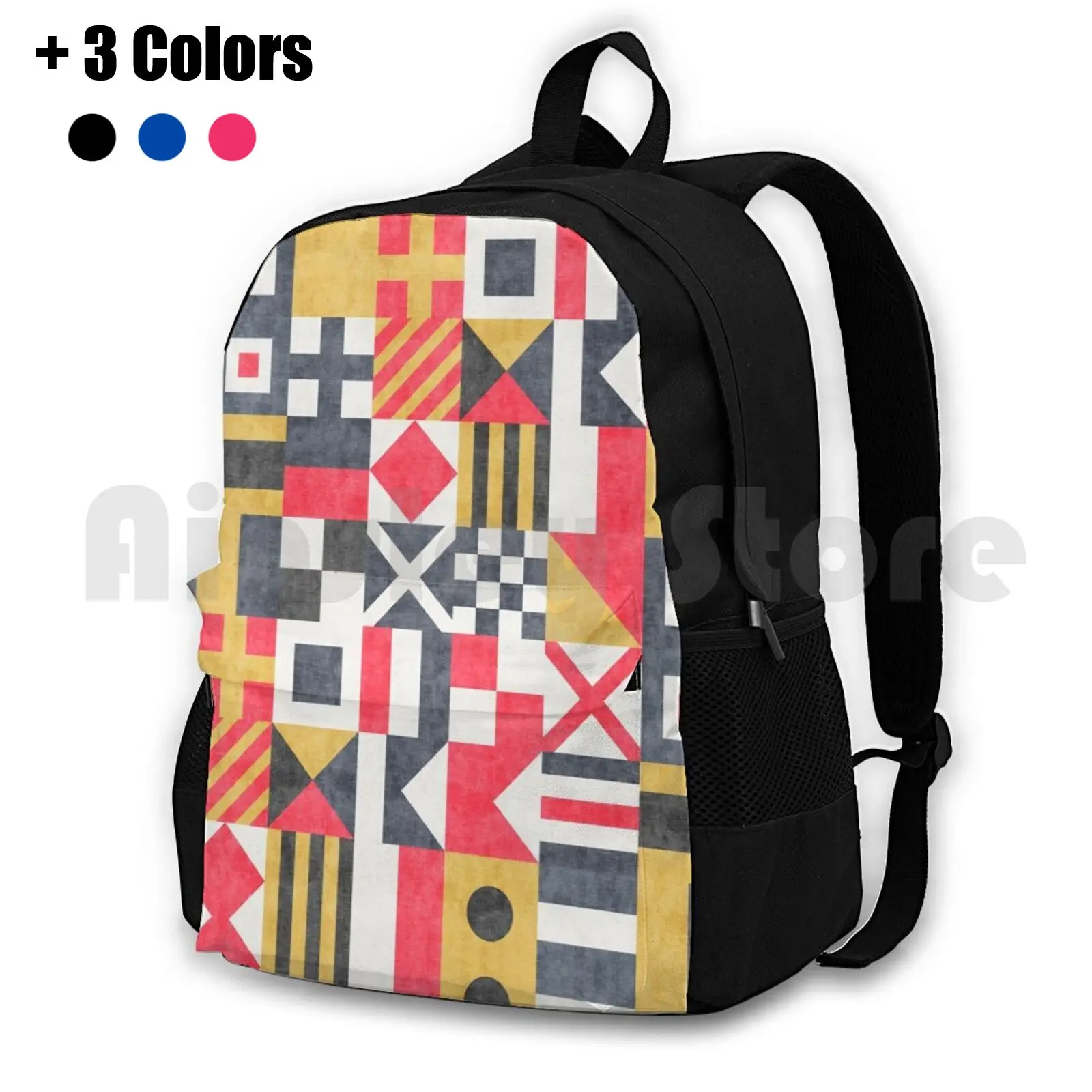 Flags-Maritime Vintage Outdoor Hiking Backpack Riding Climbing Sports Bag Maritime Flags Little Arrow Theme Vintage Flag