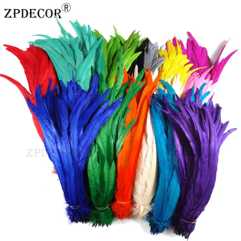 14-16Inch 35-40CM Chicken feathers Or Rooster feathers for Carnival Decoration