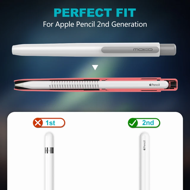 Moko-Apple Pencil 2世代,格納式チップ保護カバー,iPad Pro 11/12.9インチ用保護カバー - AliExpress