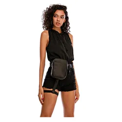 High Quality Pu Women Drop Leg Bag Fanny Pack Motorcycle Riding Casual Shoulder Cross Body Thigh Male Hip Belt Waist Bags 2021