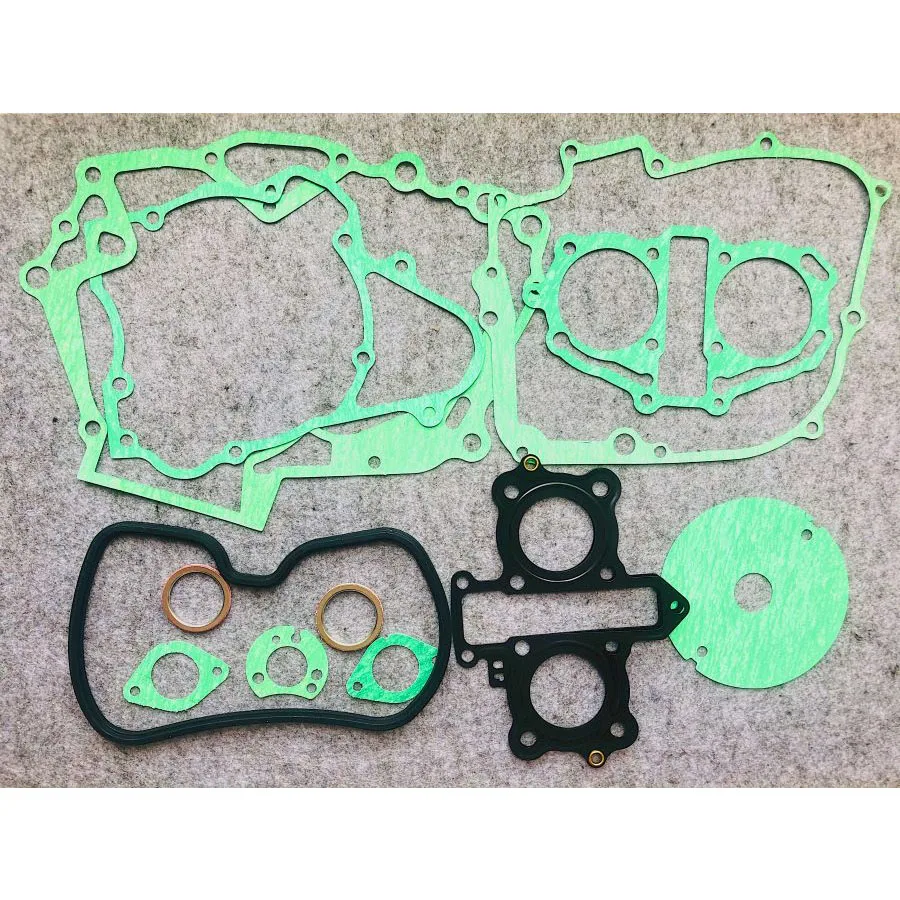 

For Jinlun Texan 125-11 Twin Cylinder 125CC Hona CB 125 T/T2/TB Engine Full Gasket Engine Cylinder Head Crankcase Pad Gasket