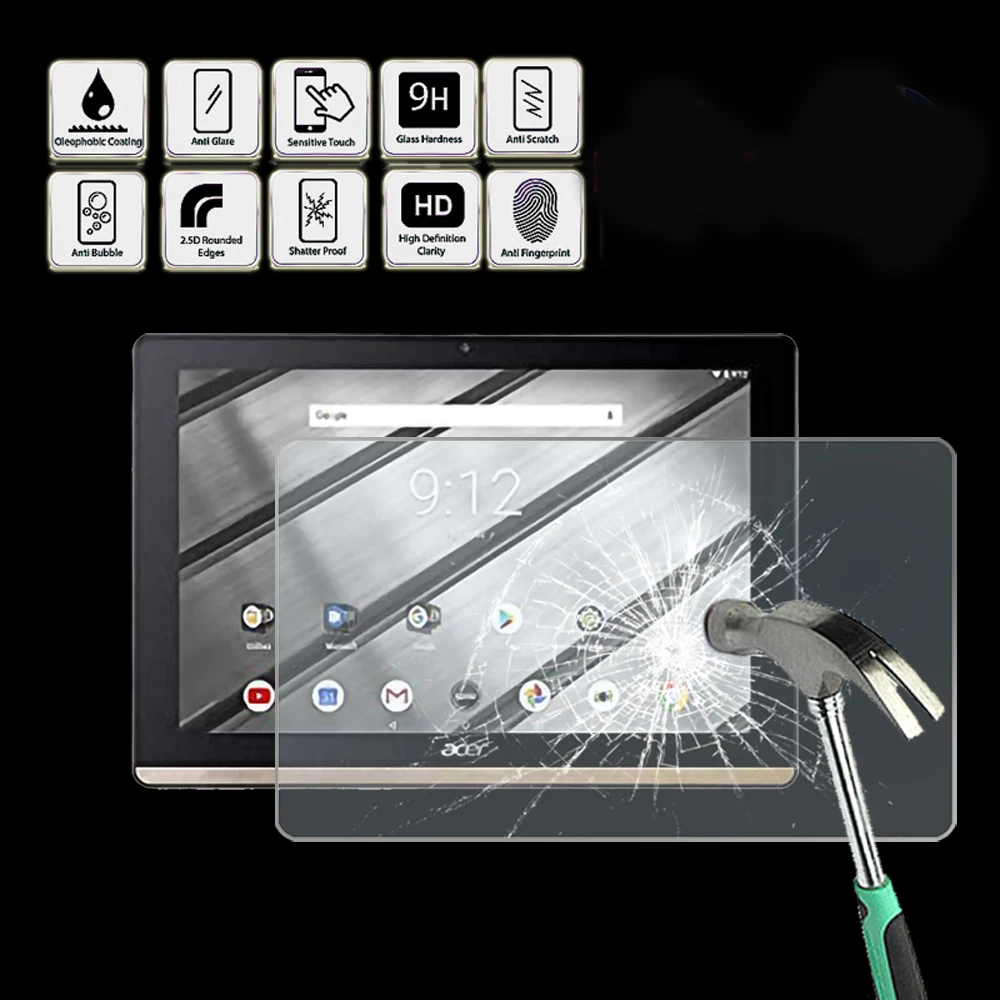 

Защитная пленка из закаленного стекла для планшета Acer Iconia One 10 B3-A50FHD - Защитная пленка для экрана