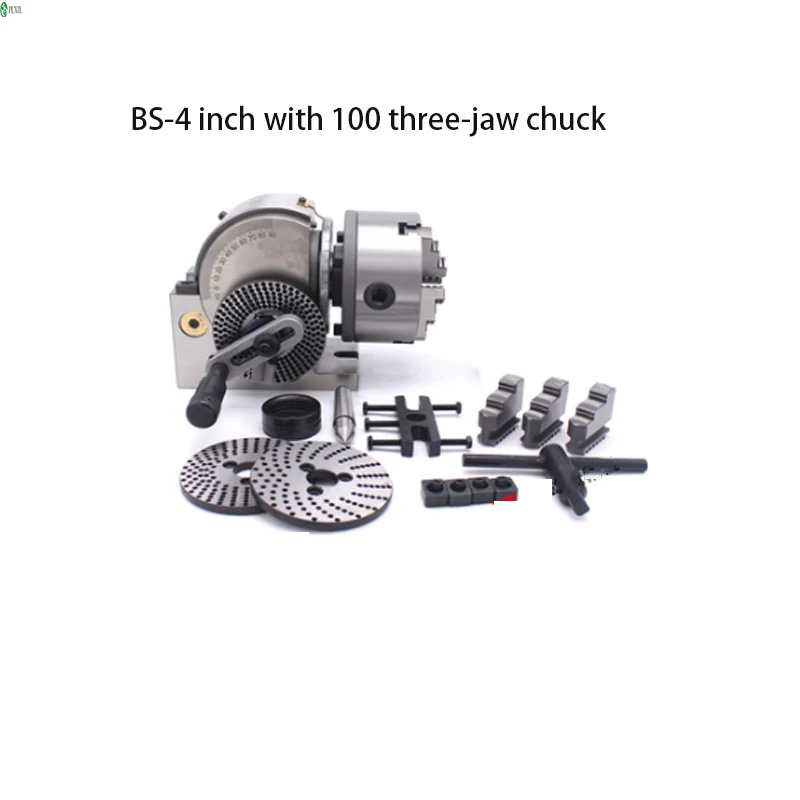 

4 /5 Inch Quick Small Simple Vertical Horizontal Manual Indexer Precision Indexing Head Universal Dividing Head