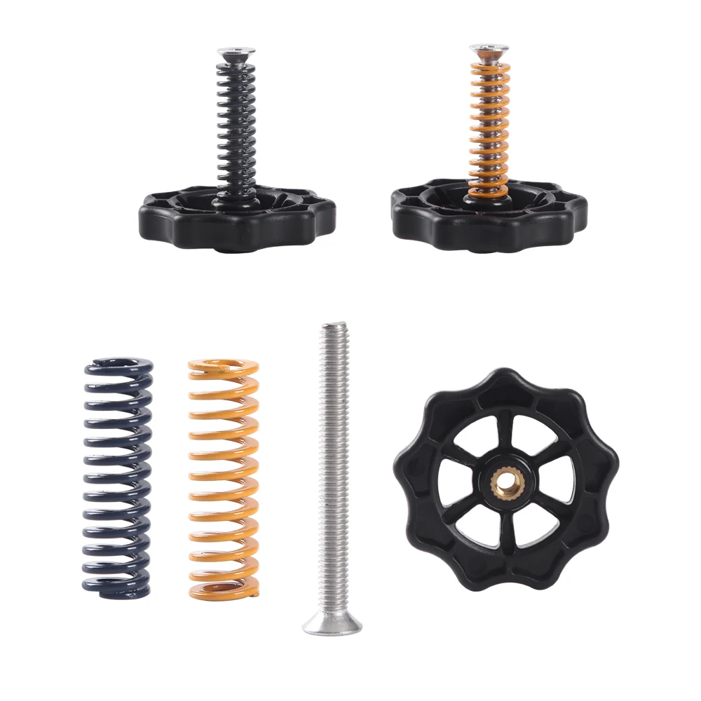 Hot Bed Spring Leveling Kit Adjustment Nut+Springs+M3*40 Screw Heatbed Kit For 3D Printer UM2+