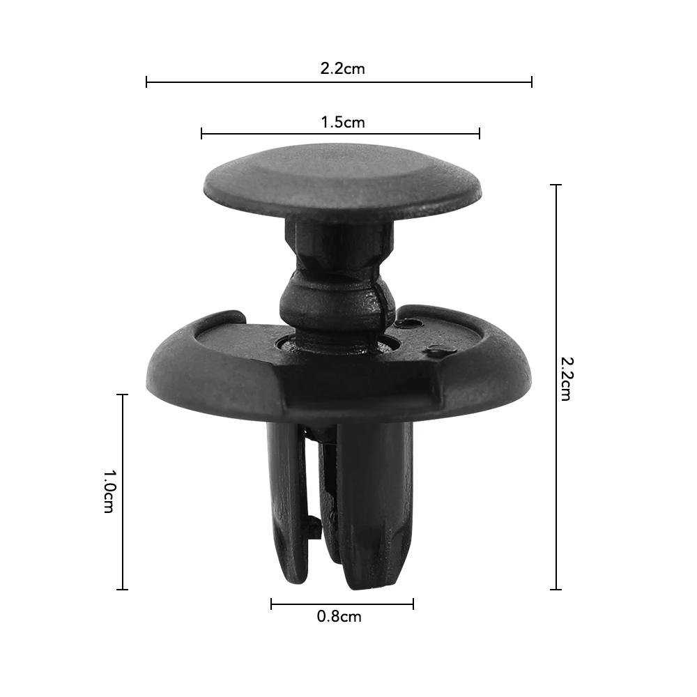 مشابك برشام لمصد السيارة ، 8 مللي متر ، 50 قطعة ، لرينو ميجان 2 3 داستر لوجان كليو 4 3 لاجونا 2 سانديرو سينيك 2 كابتور