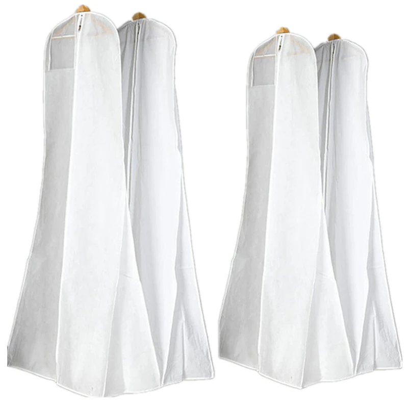 Hot Plus Size Storage Bags For Display Wedding Dresses Dust Cover Garment Dustproof Moisture-proof Large Bridal Gown 70\