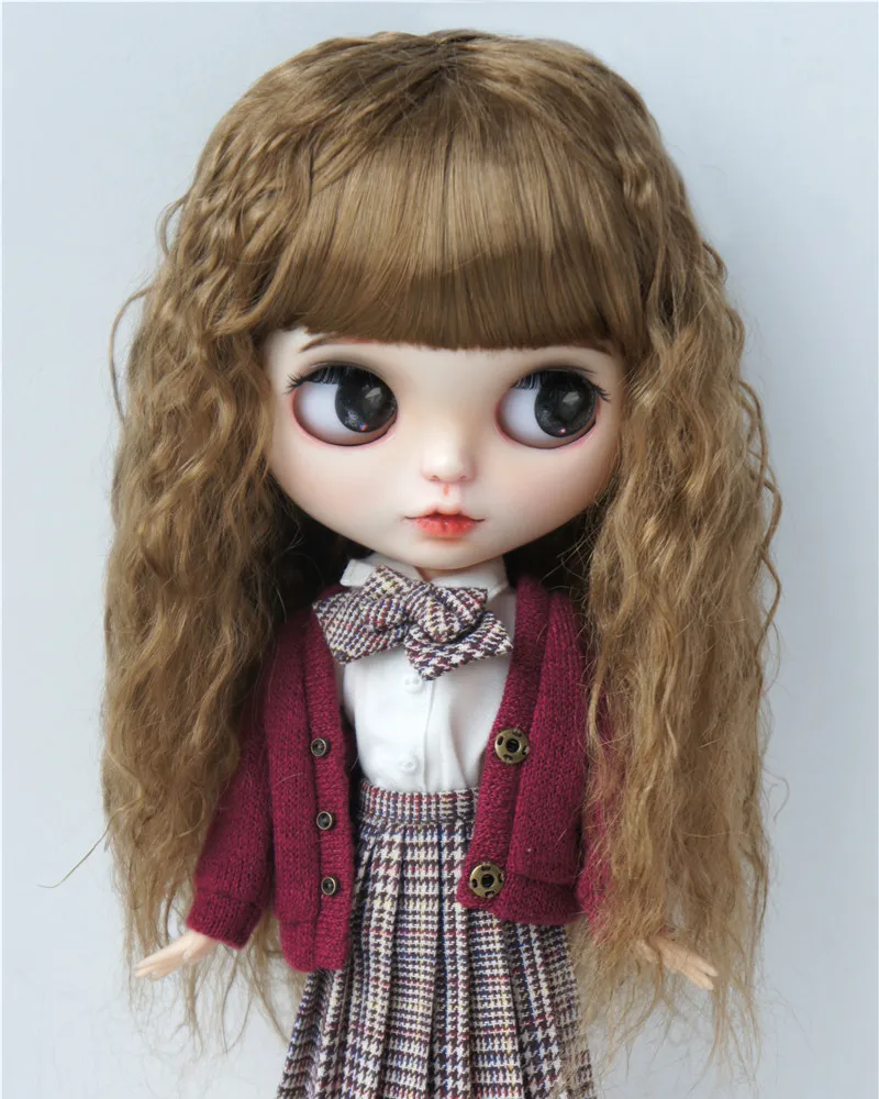 

JD041 1/6 1/4 1/3 Long Soft Wave Doll Syntheitc Mohair BJD Wigs For Size 6-7inch 7-8inch 8-9inch 9-10inch Doll Accessories