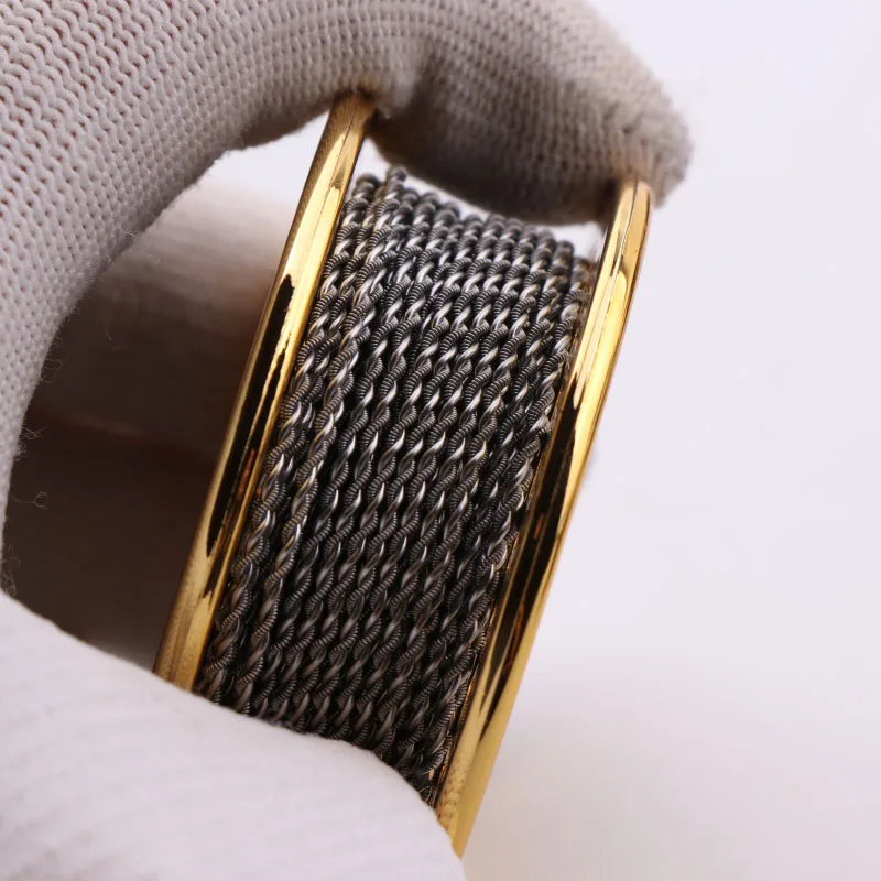 XFKM-cable taiji escalonado A1 Juggernaut, herramienta de bobina de cables de calefacción de tanque reconstruible, Clapton, RDA, RBA, 5 m/rollo