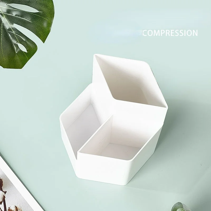 Student Pen Holder Creative Desktop Storage Box Office Simple Stationery Pen Box Household Multifunctional Plastic Finishing Box