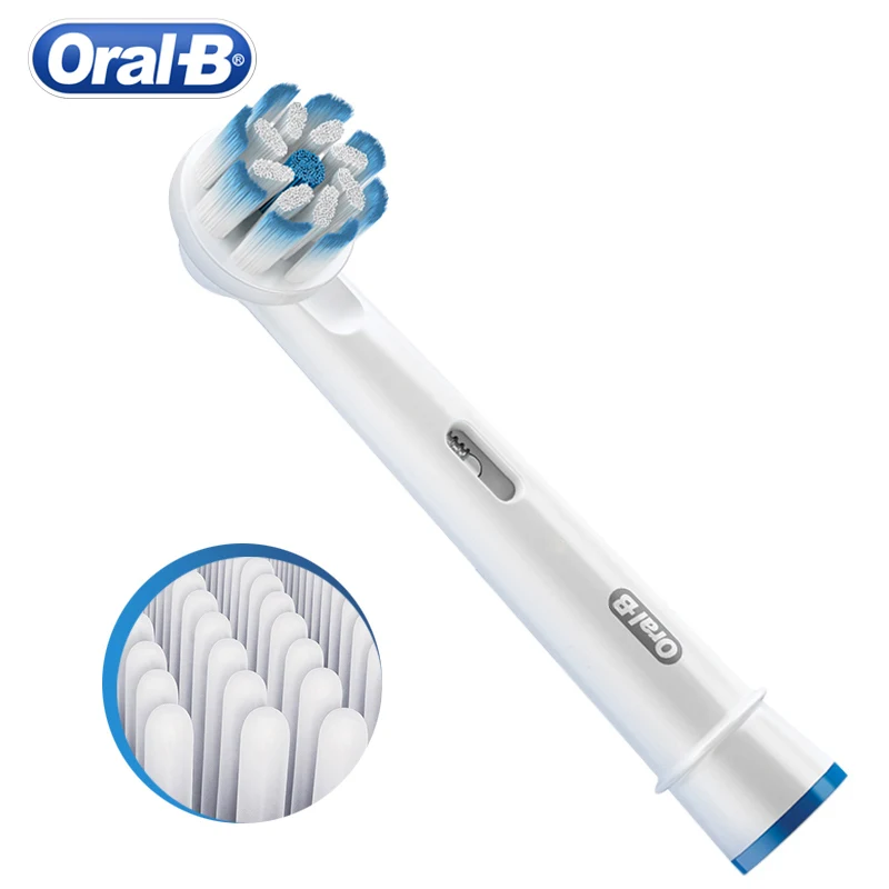 Oral B EB60 Electric Toothbrush Replacement Heads Soft Superfine Bristles Sensitive Gum Care Deep Clean Removal Stains for Adult