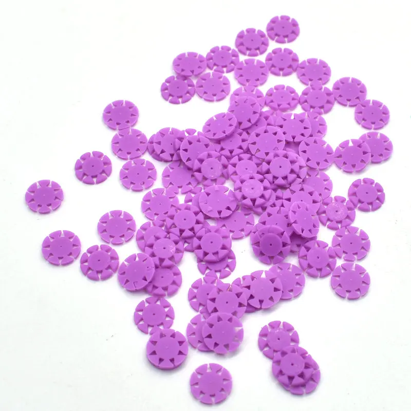 

100 шт. стоматологические эндодонтические напильники стопор дезинфекция цветов маркировка круг стоматологические кольца счетчики для эндонтических файлов стоматология