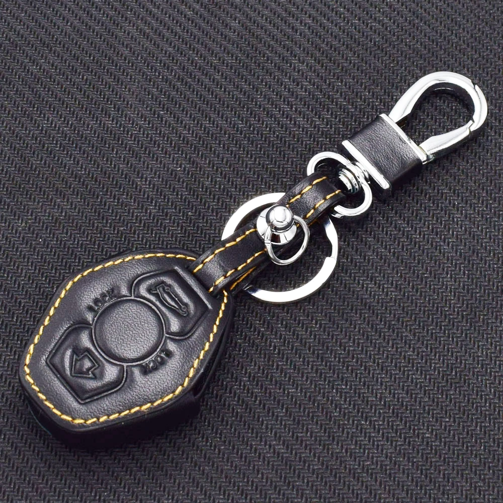 Leder Auto Schlüssel Abdeckung Auto Zubehör Für BMW 5 6 M5 M6 Serie E34 E36 E38 E39 E60 E61 E63 E64 Fernbedienung fobs Schutz Fall – Detail 6