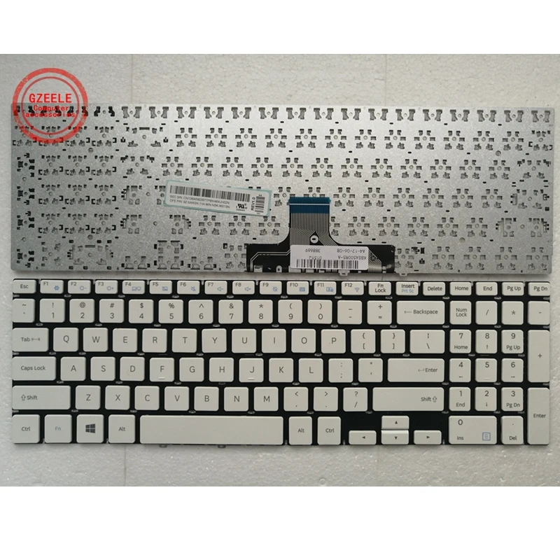 Klawiatura do laptopa US/RU/SP/BR do Samsung NP 500R5K/R5H/R5L/R5M 550R5L 630X5J/Z5J 300E5L/E5K/E5M 3500EL/EM 370E5J/B5 350XAA 35X0AA — zdjęcie 6