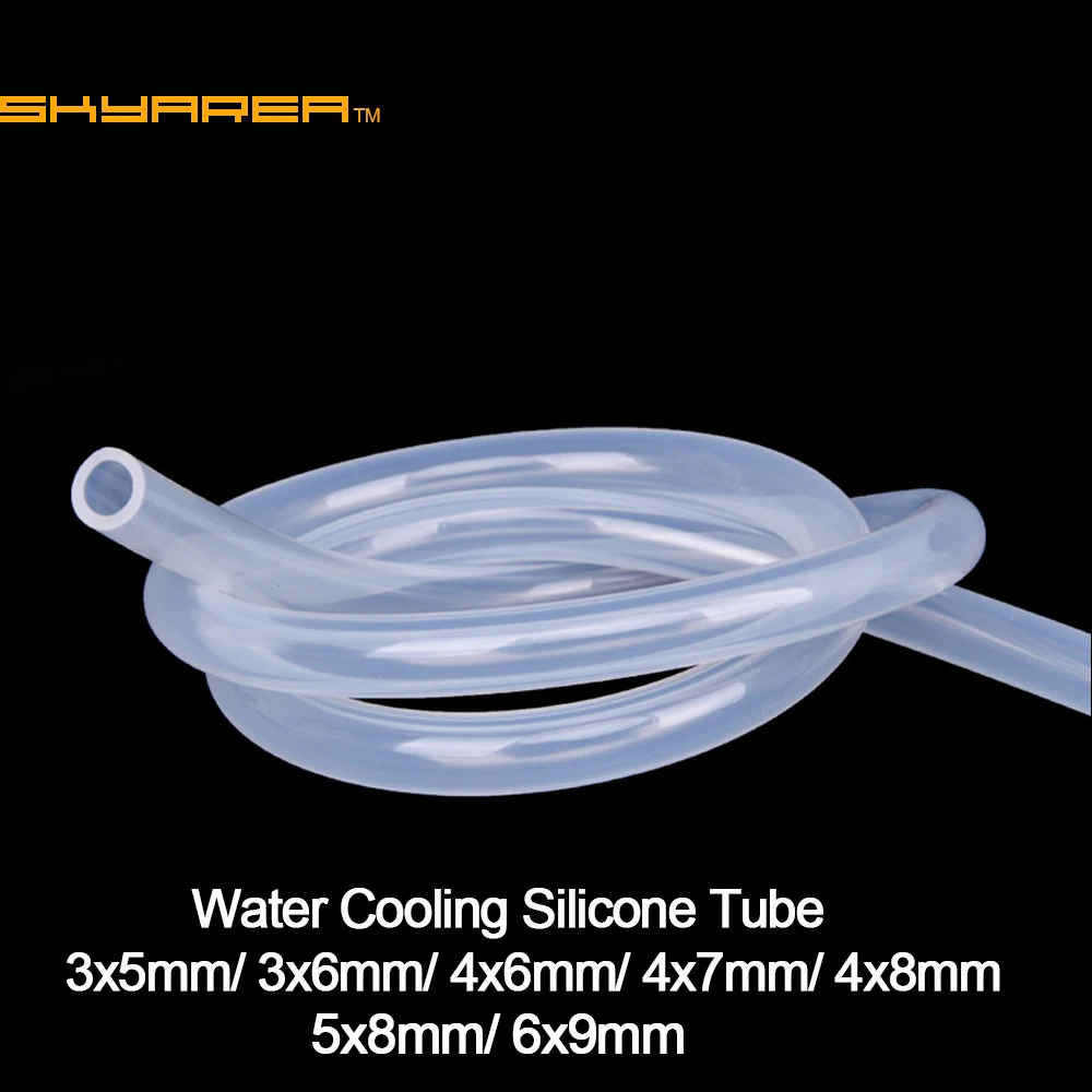 1 Meter Diameter 3mm 4mm 5mm 6mm Water Cooling Silicone Tube Heat Resistant Tubes Fit For RC Boat Cooling System