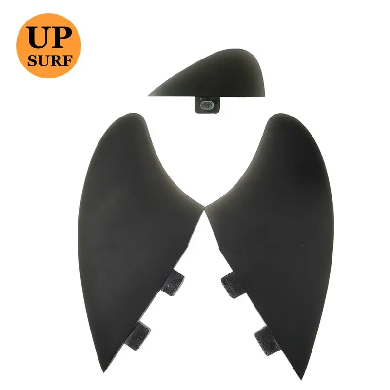 Surf fins  twin fins+small central fin surfboard Double TabsI Fins Keel Double Tabs Keel Fin 2+1 pcs per set Sell In Surfing