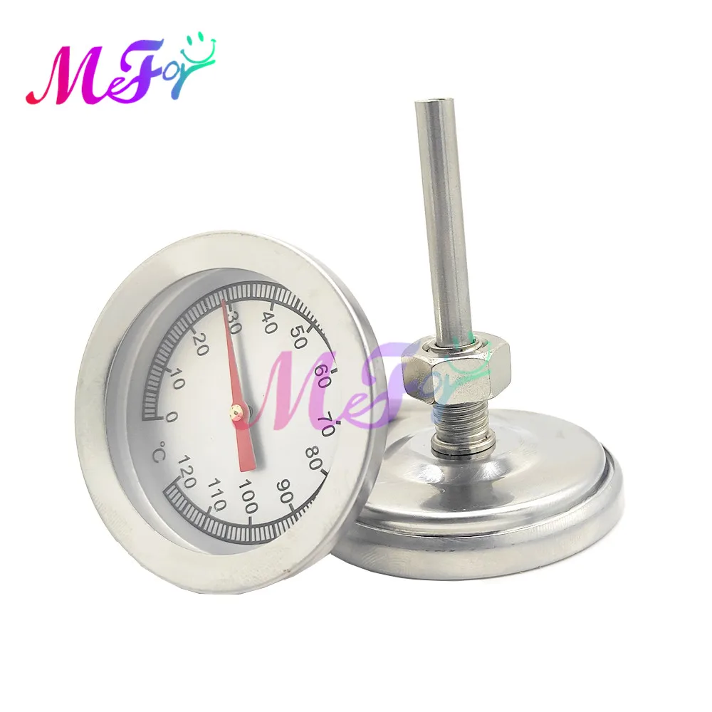 Stainless Steel BBQ Smoker Grill Temperature Gauge Barbecue Thermometer Cooking Food Probe Household Grill Oven Kitchen Tools