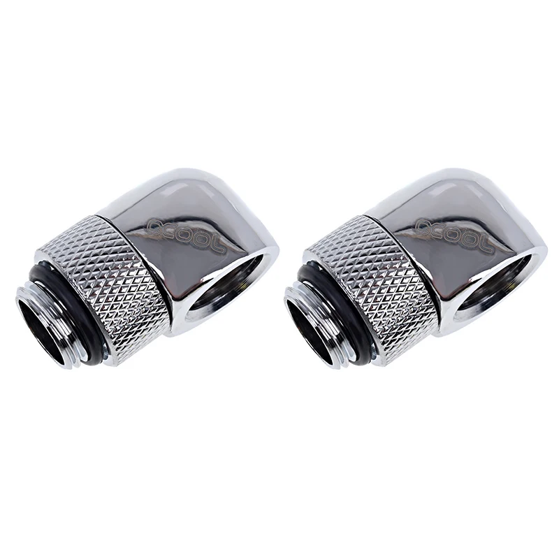2 stks Alphacool Originele HF L-Connectoren 90 Graden 360 Roterende Elleboog Fittings voor Computer Waterkoeling Loop bouwen