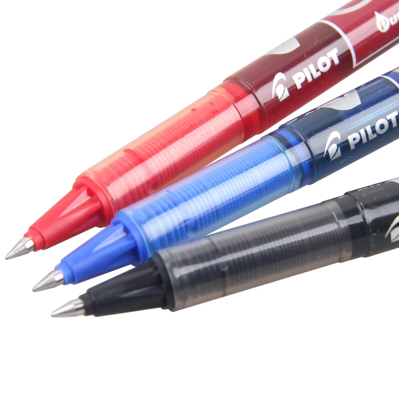LifeMaster Pilot V Ball BL-VB5 Pure Liquid Ink Gel Pen Black/Blue Super Smooth Writing Supplies