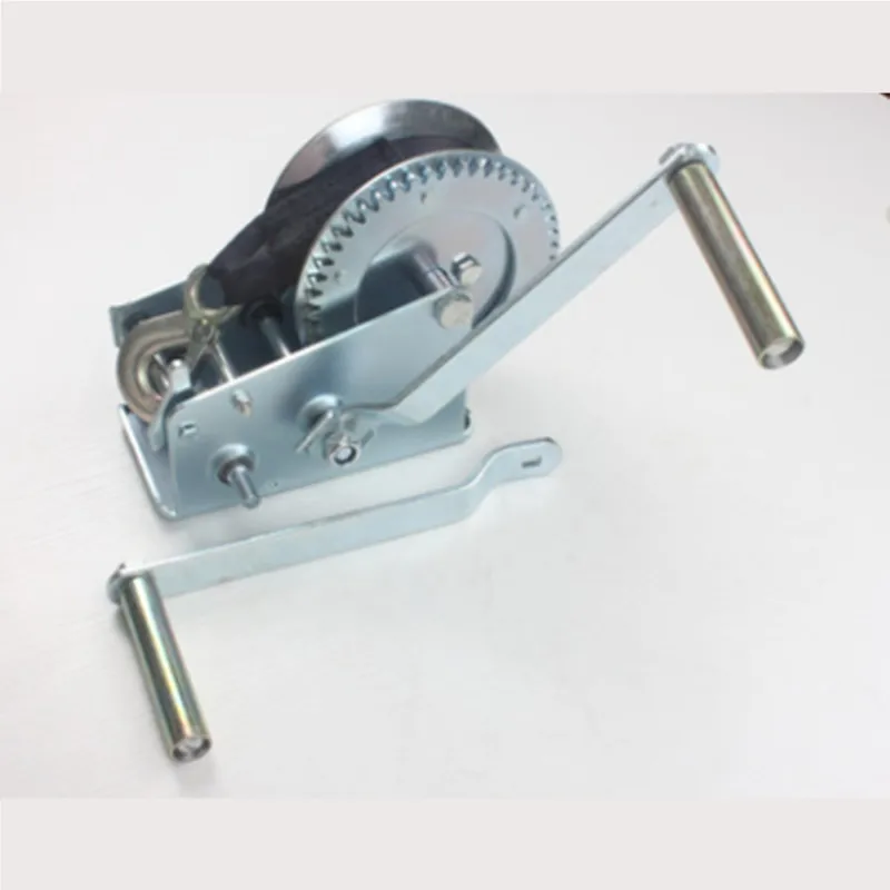 Hand winch Manual winch 3500-pound winder with ribbon winch