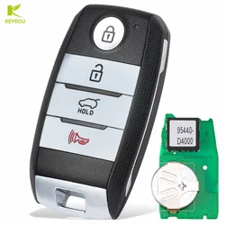 KEYECU Replacement Smart Proximity Remote Key FOB 4Button 433MHz for Kia Optima K5 2016-2020 PN: 95440-D4000 95440-D5000