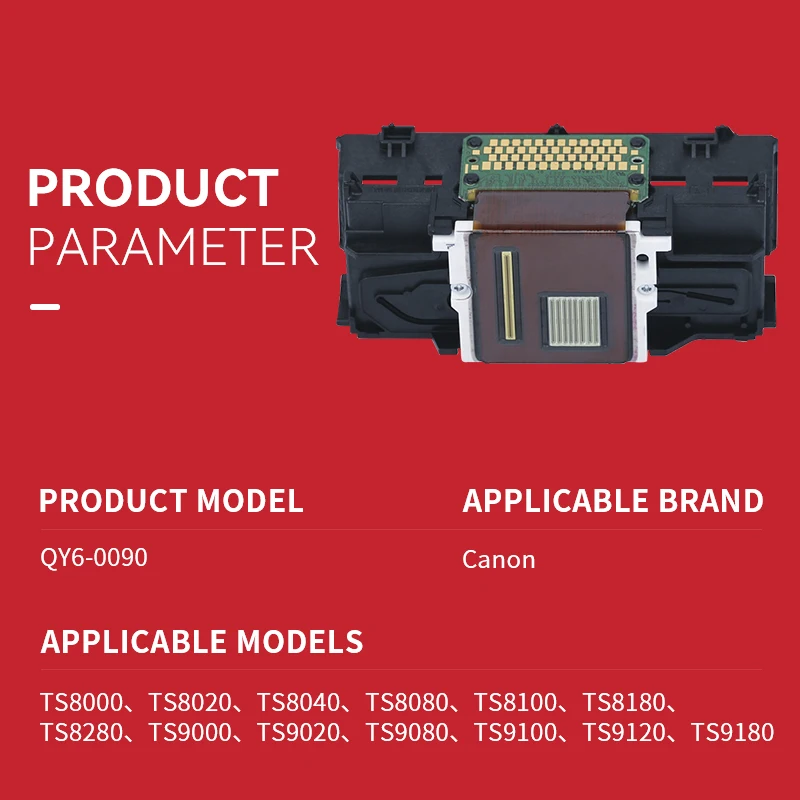 Printhead QY6 0090 Printer Head for Canon TS8000 TS8020 TS8040 TS8080 TS8100 TS8180 TS8280 TS9000 TS9020 TS9080 TS9100 TS9120