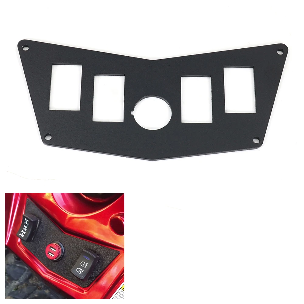 

Motorcycle Auxiliary Shelf Dash Panel Aftermarket Fit For Polaris RZR XP 900 800 570 2008 2009 2010 2011 2012 2013 2014