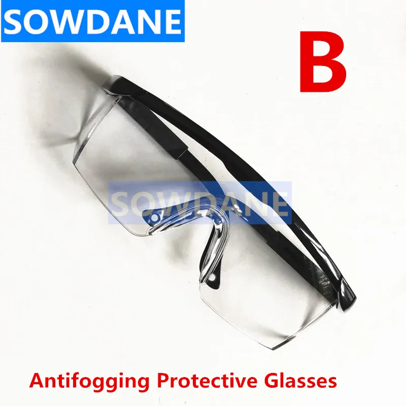 3 pcs Dental Glasses Antifogging with Adjustable Handle Protective Glasses For Teeth Whitening Transparent Color Dental Material