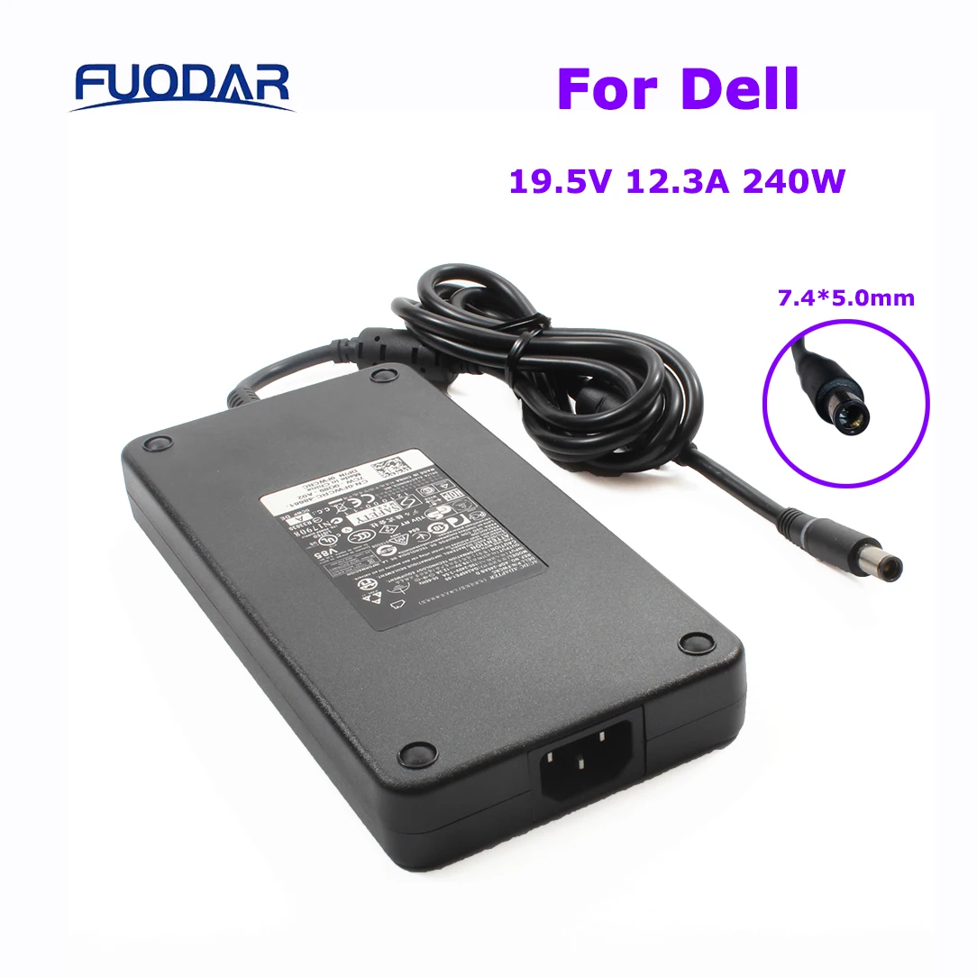 

19.5V 12.3A 240W ADP-240AB D GA240PE1-00 AC Adapter For Dell Alienware M17X J211H PA-9E Precision M6500 M6600 M6700 M4700 M15x