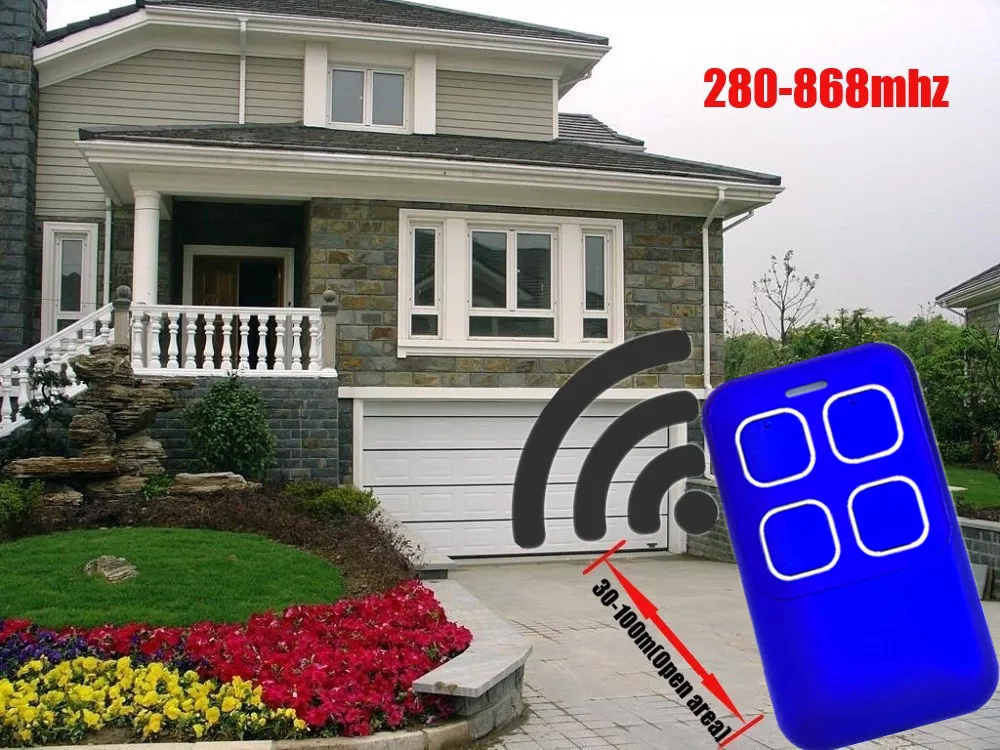 HOT 433mhz Remote Control Key garage door copy controller Electric Universal Gate Garage Door Remote Control 868mhz