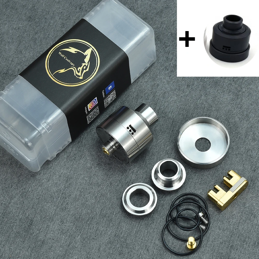 Nisshoku rda 22MM 316 SS tank mit Squonk BF PIN 24 mm Schönheit ring pc pei Holt tropfspitze zerstäuber vs v2 haku venna rda