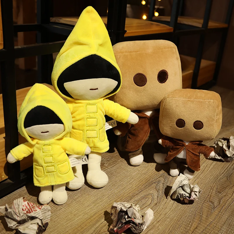 25/35cm Little Nightmares Plush Toy Adventure Game Cartoon Lovely Stuffed Dolls Cute Gift Toys for Girls Child Fans Collection