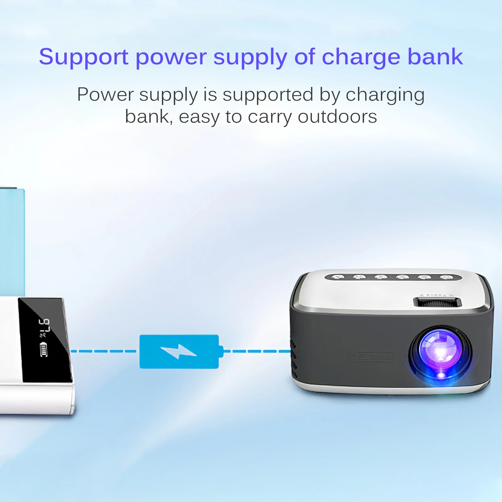 HD Mini Projector Native 1080 x 1920P LED for Android WiFi Projector Video Home Cinema 3D HDMI-compatible Movie Game Proyector