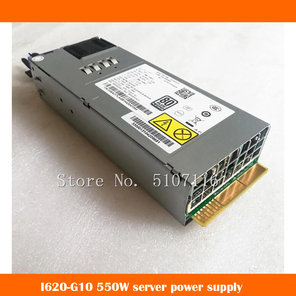 

Original For I620-G10 R1CA2551A Server Power Supply 550W APM12V0004 Will Fully Test Before Shipping