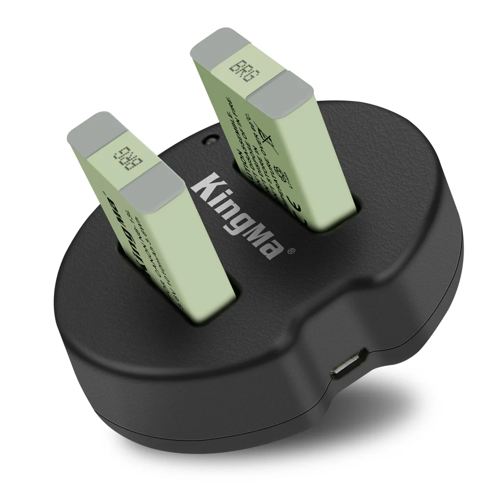 Kingma NB-13Lバッテリー用デュアルusb充電器キヤノンSX720HS SX620 SX730 G7X2 G7X3 G5X G9X G9X2 G1X3 G1マークiii NB13Lバッテリー