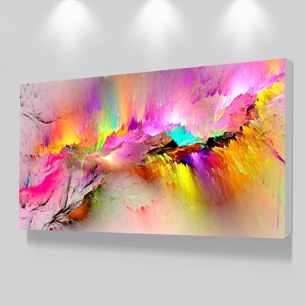 

Abstract ART Oil Painting On Canvas Colorful Poster Wall Art Pictures Room Decoration Posters Picture For Home NO FRAME