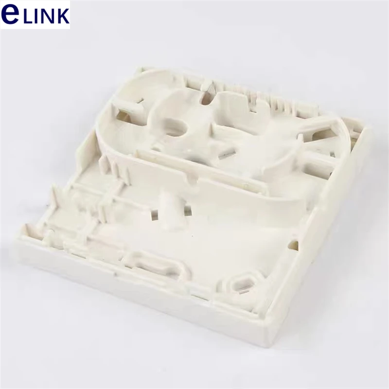 FTTH 터미네이션 박스 SC, 영국 80 스타일 데스크탑 박스, ABS 미니 패치 패널, 광섬유 분배 터미널, 2 포트, 20 개