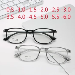 Oval Frame Prescription Eyeglasses New Optical Myopia Glasses -0.5 -1.0 -1.5 -2.0 -2.5 -3.0 -3.5 -4.0 -4.5 -5.0 -6.0