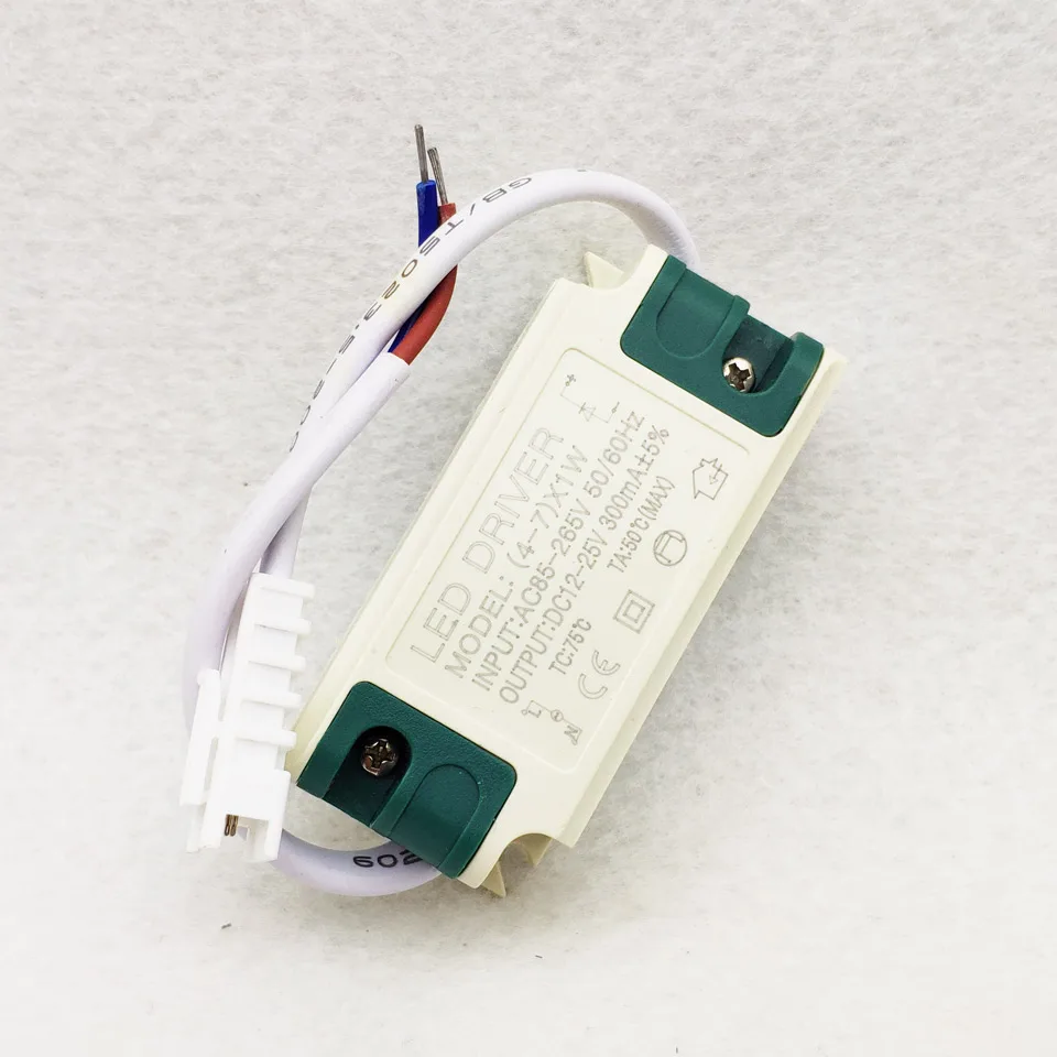 External LED Driver 300mA 3-4W 4-7W 8-12W 12-18W 18-24W 25-36W Box Cover LED Power Supply 85-265V Lighting Transformers For LEDs