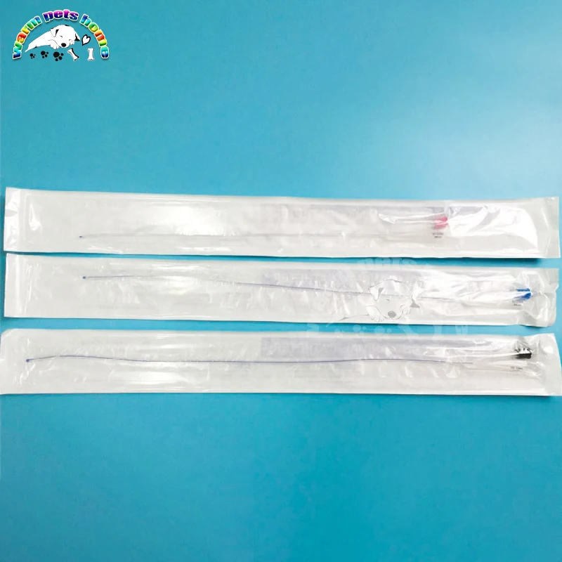 Two-way Foley Canine Urinary Catheter with Balloon 2 Way Foley Dog Catheters Silicone Urine Catheters