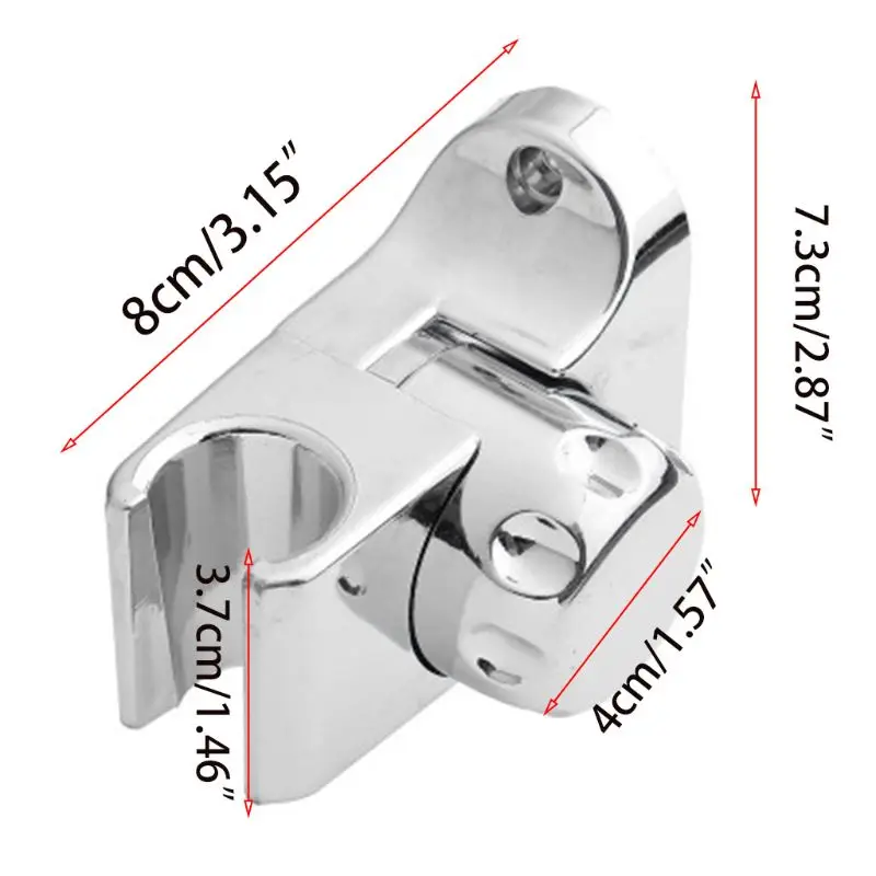Adjustable Shower Head Holder Universal Rotation Bath Showerhead Stand Bracket