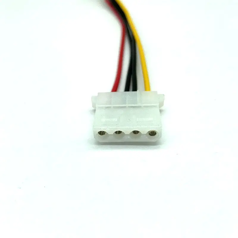 Dual 4-pin IDE Molex to Serial ATA SATA hard drive power cable adapter male to bus Y splitter line converter