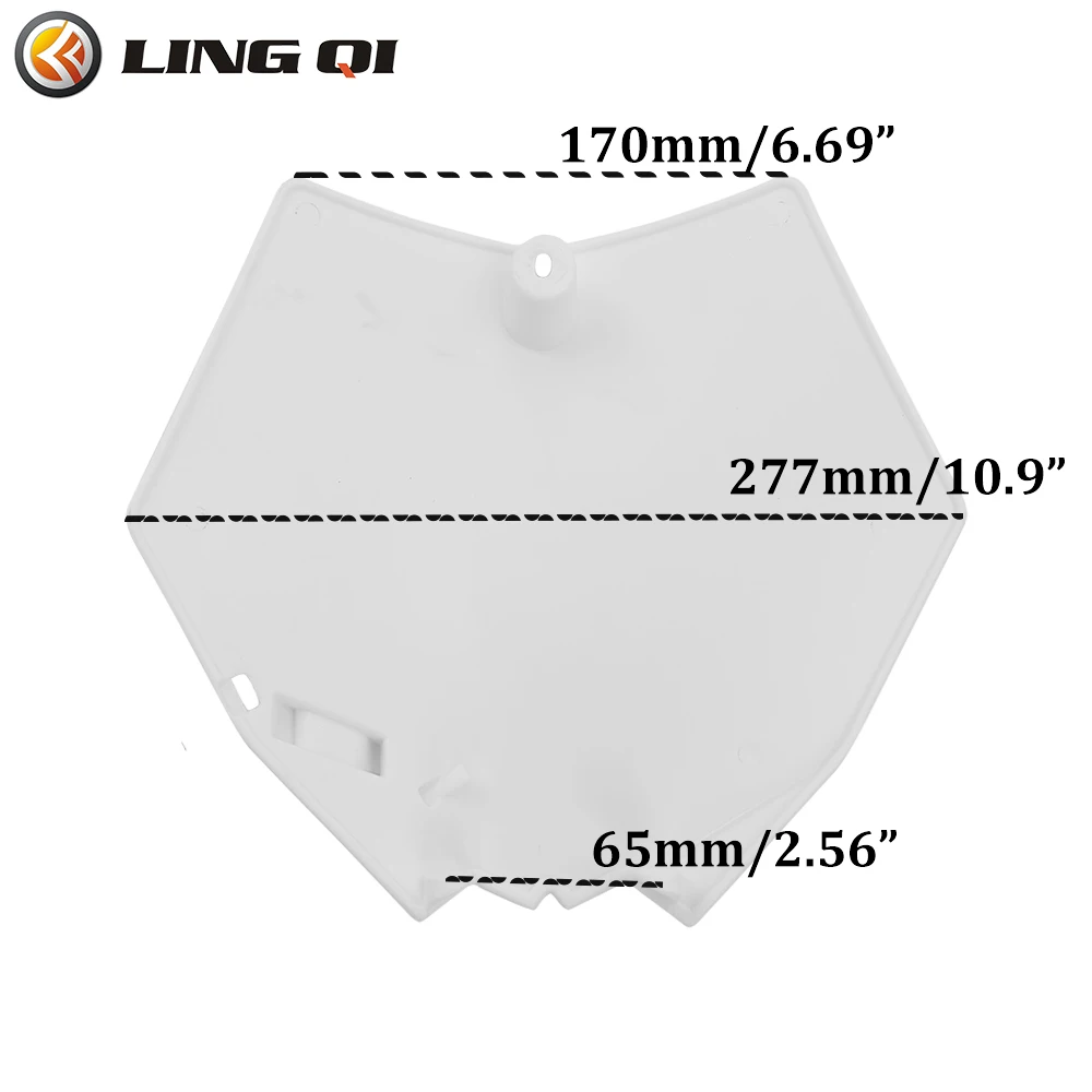 Front Number Plate Name Plate for 2013 250CC KAYO K2 Plastic  Off-road Motorcycle Case Cushion Fuel Tank Lingqi K6k7