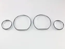 Chrome Snelheidsmeter Gauge Wijzerplaat Ring Instrumentenpaneel Ring geschikt voor BMW E36 3-serie 92-99 modellen met alleen VDO snelheidsmeter